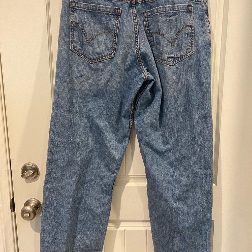 Vintage Levi’s 90s Silver Tab Baggy Jeans 34x32 - Picture 4 of 6